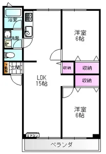 グレート甚【2階】の間取り