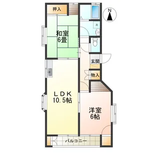 ファミール春日【2階】の間取り