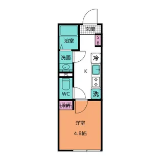 カインドネス京成小岩【3階】の間取り