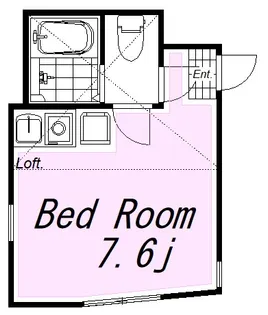 ユナイト安針ポルティージョ【1階】の間取り
