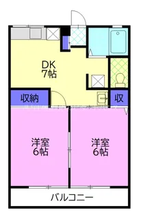 日建ハイツ【1階】の間取り