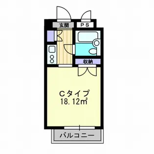 アルファ枝川【3階】の間取り