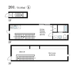 フォンス仲六郷I【3階】の間取り