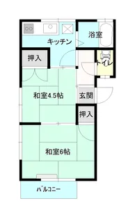 サンハイツとき【2階】の間取り