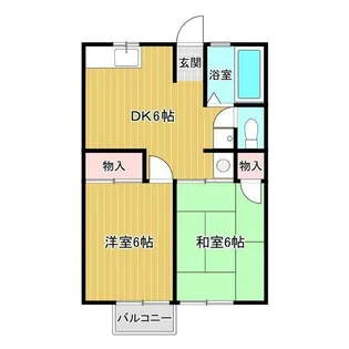 シティハイム南アサダ【2階】の間取り