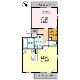 ペルルドミール【3階】の間取り