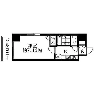ヴェルト日本橋3【6階】の間取り