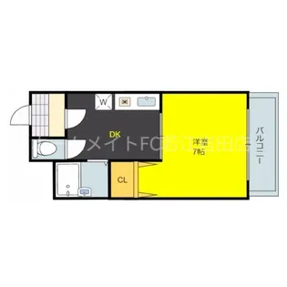 プラムロイヤル【3階】の間取り