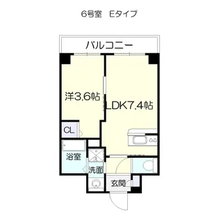 ピネータ天保山【5階】の間取り