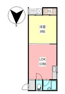 フレシールヴィラD【1階】の間取り