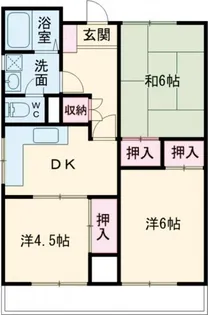 コーポ村田【2階】の間取り