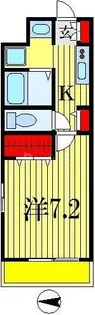 レジディア船橋2【6階】の間取り