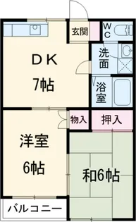 コーポ村田II【2階】の間取り