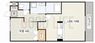 兵庫県三木市宿原【アパート】の間取り