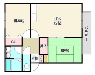 アンフィニ・ヨシモト【1階】の間取り