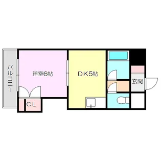 ローズコーポ新大阪7【11階】の間取り