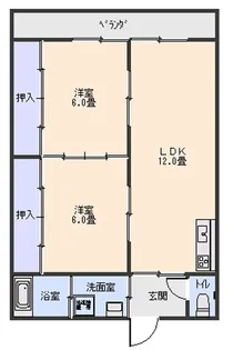 カサグランデ【4階】の間取り