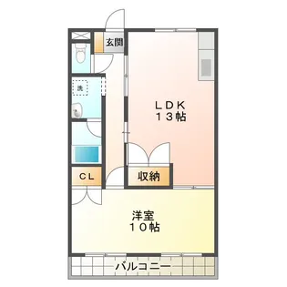 ハナトピア【2階】の間取り