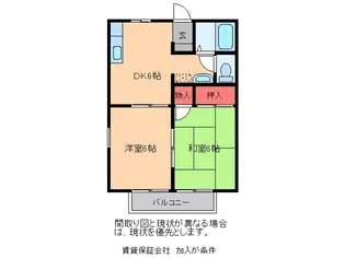 セジュール北荒川沖【1階】の間取り