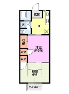 2Kの間取り画像