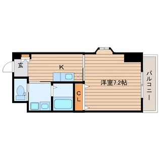 第3ジーオンビル【4階】の間取り