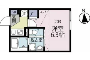ラピス【2階】の間取り