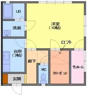 フォレストハウス【2階】の間取り