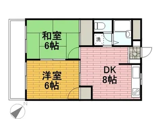 リバーウエスト20【4階】の間取り