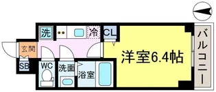 1Kの間取り画像