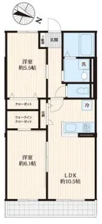 Belle Foret(ベルフォーレ)【2階】の間取り