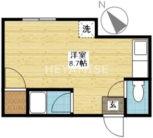 シティハウス坂本【1階】の間取り