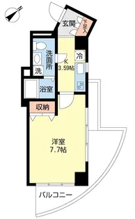 スペースアメニティ溝口【2階】の間取り