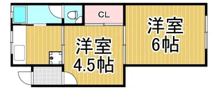 コンフォート金楽寺【2階】の間取り