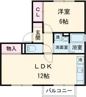 アゼリア【1階】の間取り