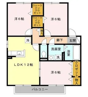 3LDKの間取り画像