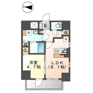 Eternal Path 清澄白河【5階】の間取り
