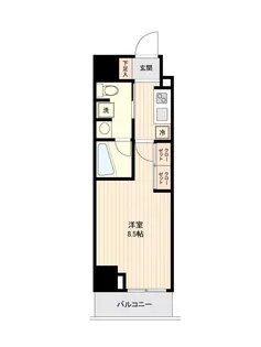 東京都大田区南雪谷2【マンション】の間取り