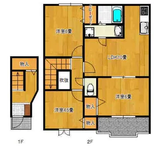 エイムカンフォート【2階】の間取り