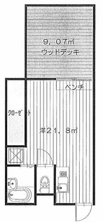 ウエル田園調布【3階】の間取り