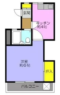 国立レジデンス【2階】の間取り