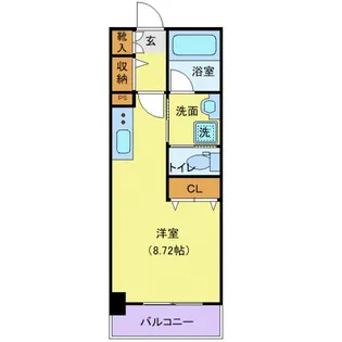 ルミエール日泉【5階】の間取り