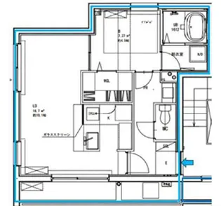 クールラージュコート【3階】の間取り