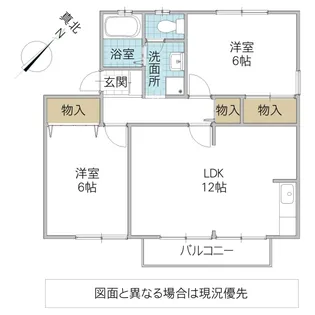 シェーンヴィラ A棟【1階】の間取り