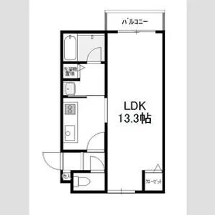 ル・ソレイユ【4階】の間取り