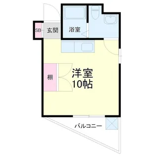 ポピーイン住吉【2階】の間取り
