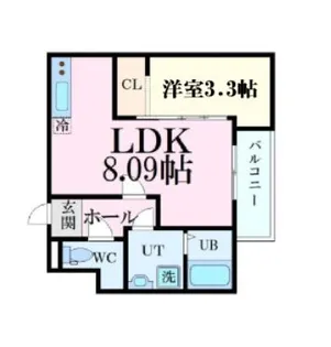 セブンプロート串戸【3階】の間取り