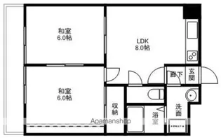 サンロード門松【4階】の間取り