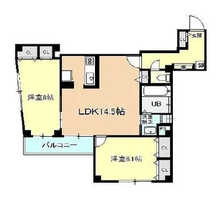 Arcobaleno SHINMEI【5階】の間取り