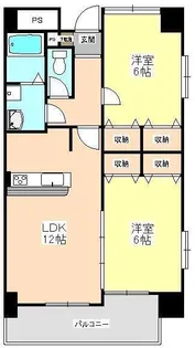 シャルマン.ヴィレッジ御幸【4階】の間取り