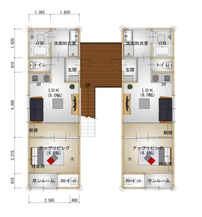 apartment-K【2階】の間取り